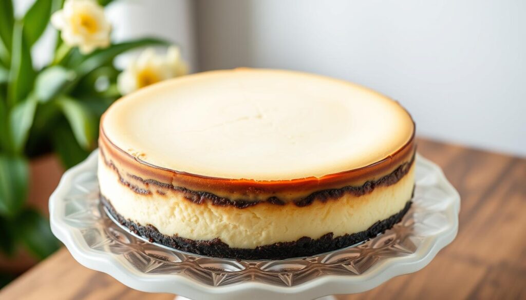 Idealnie upieczony sernik Siostry Anieli bez pęknięć na wierzchu