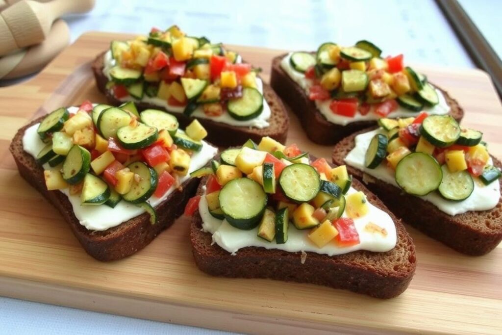 Kanapki z sałatką z cukinii na zimę siostry anieli