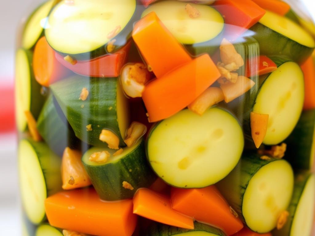 Sałatka z cukinii z dodatkiem marchewki według przepisu siostry anieli