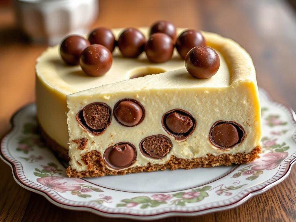 Sernik z kulkami czekoladowymi Siostry Anieli