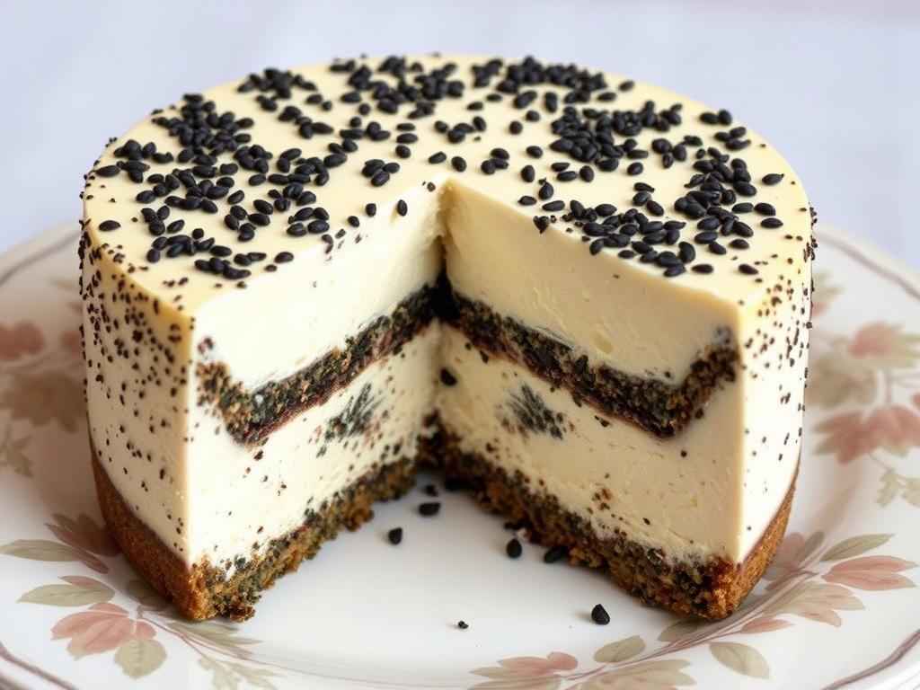 Seromakowiec Siostry Anieli z warstwą maku