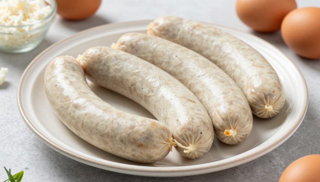 Domowa biała kiełbasa wielkanocna