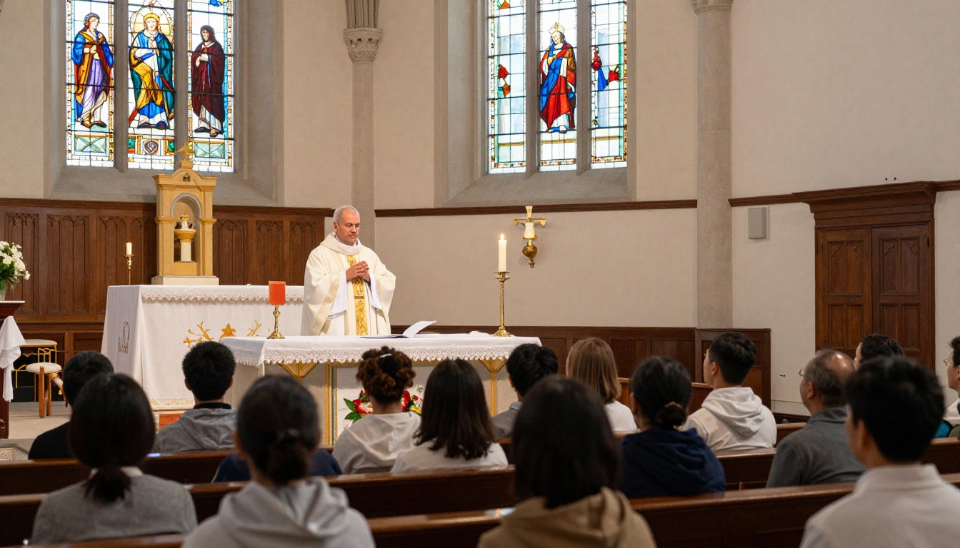 Msza święta w kościele katolickim - ile trwa msza