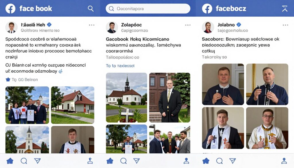 Strona Facebook parafii w Gołańczy z aktualnymi ogłoszeniami parafialnymi