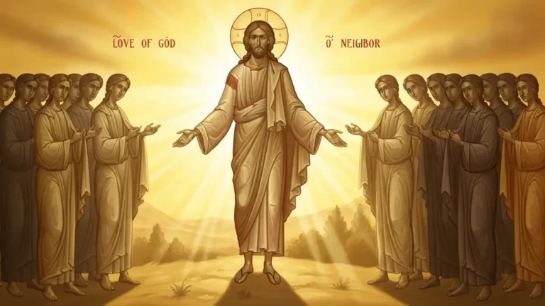 Dwa przykazania miłości - Jezus naucza o miłości Boga i bliźniego